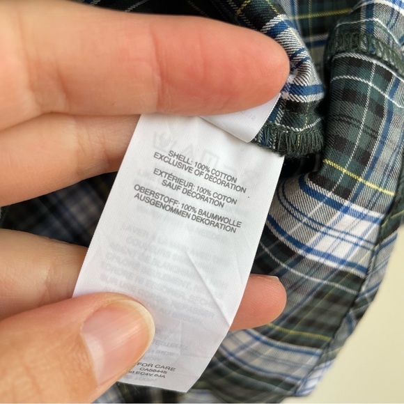 J. CREW Beaded‎ Embellished Tartan Plaid Tulle Ruffle Top preppy academia grunge - Picture 10 of 12